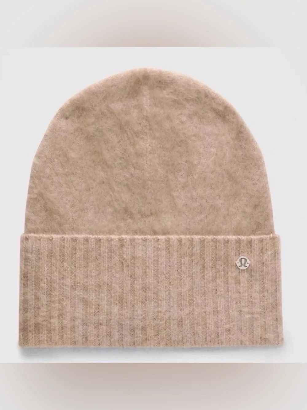 🆕 LULULEMON Fuzzy Cashmere Beanie Heathered Nutmeg NWT